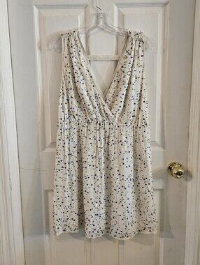 $298 NEW French Connection Celeste Sequin Dress Missing Belt Milka Blue Silver 4